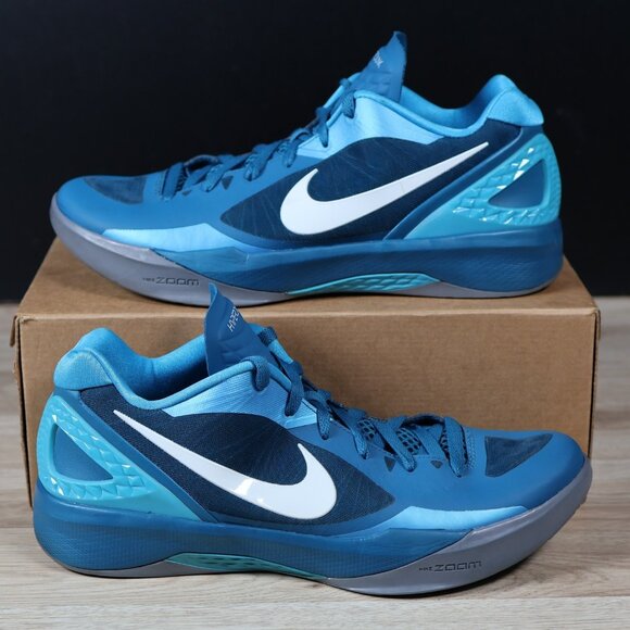 Nike Hyperdunk 2011 Low Shoes Mens Size 13 Blue White Basketball 487638-301 - Picture 1 of 8